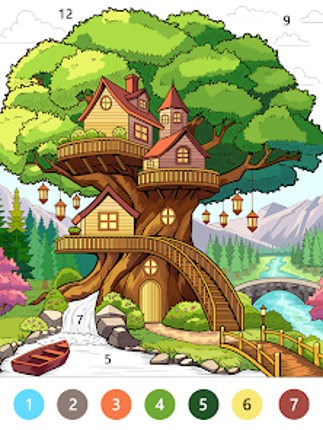 Vivid Color Paint By Number screenshot