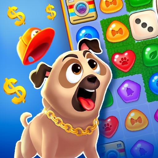 Games like Super Pug Story Match 3 puzzle