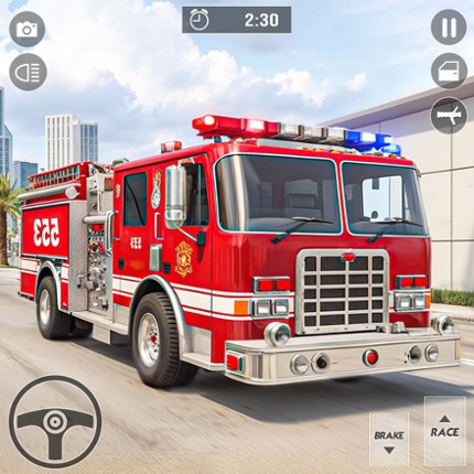 Fire Truck Rescue Firefighter Image