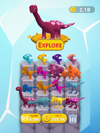 Dino Evolution: Merge Dinosaur Image
