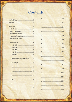 Creature Description Generator Volume 10 - Mutations Image