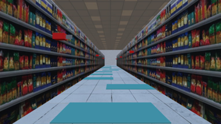Grocery Store Aisle Jump Image