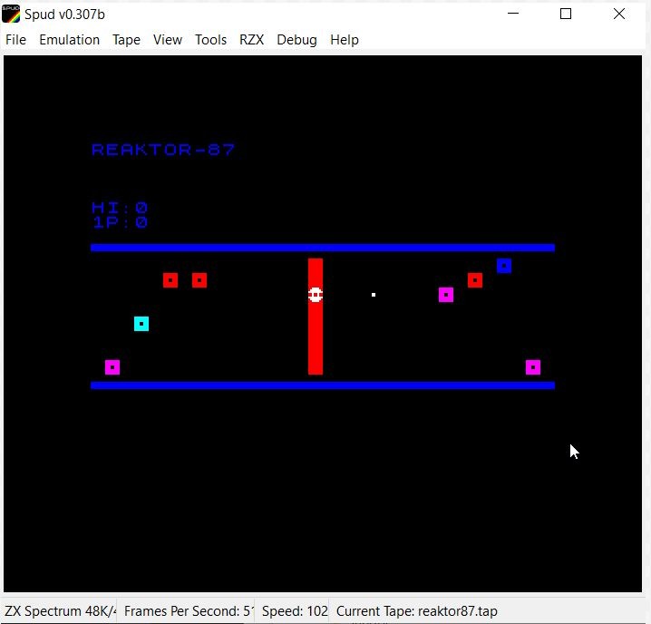 Games like Reaktor87 (Sinclair ZX Spectrum) by lupoman