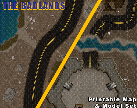 The Badlands 30mm Map & Model Set Image
