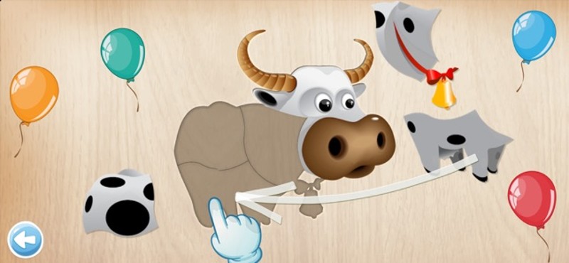 Animal puzzle & games for kids screenshot