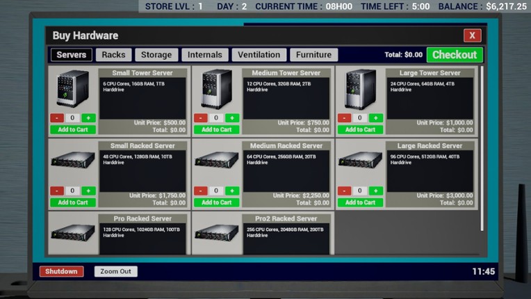 Basement Server Simulator Image