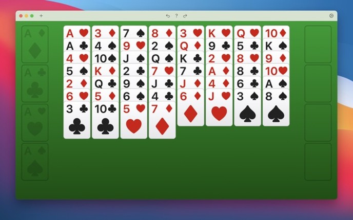 FreeCellﾠ Solitaire screenshot