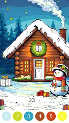 Vivid Color Paint By Number Image