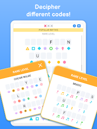 Cipher Master Word Puzzle Game screenshot