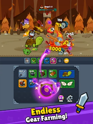Meow Knights: Idle RPG screenshot