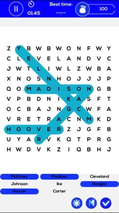 July 4th Word Search Image