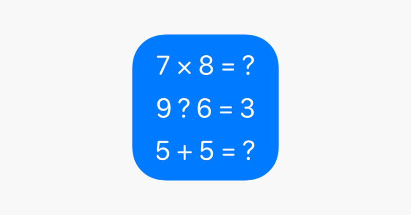 Math Games - Mental Arithmetic Game Cover