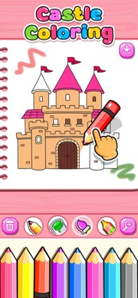 Princess Coloring Drawing Book screenshot