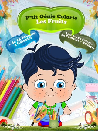 P'tit Génie Colorie Les Fruits - Coloriage GRATUIT Image