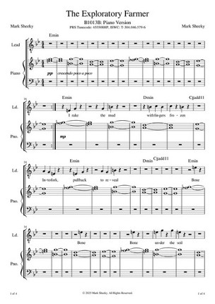 Sheet Music & Lyrics: The Myth Of Sisyphus Image