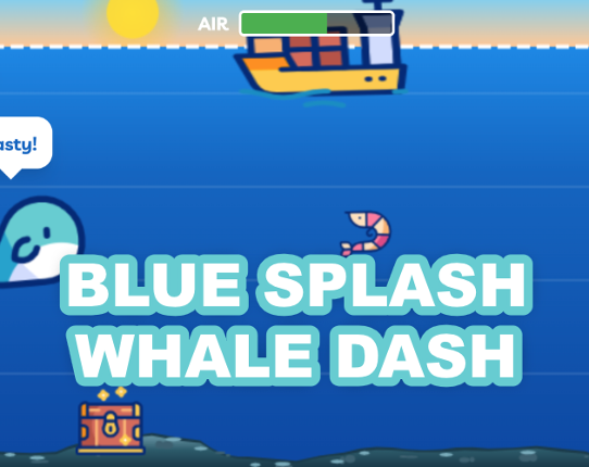 Blue Splash Whale Dash Image