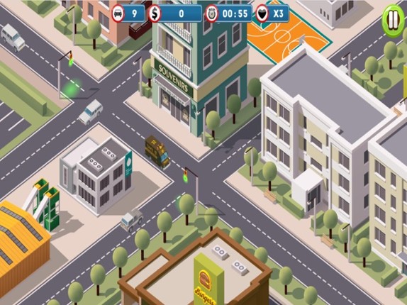 City Driving Traffic control screenshot