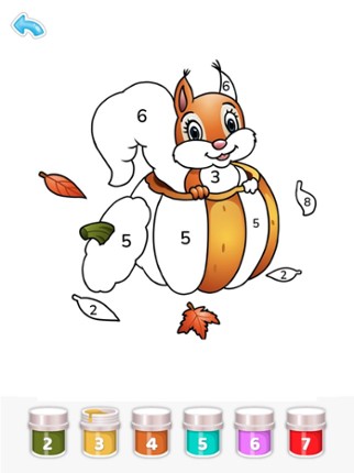 Color By Number &amp; Fun Coloring Image