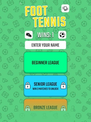 Foot Tennis 3D screenshot