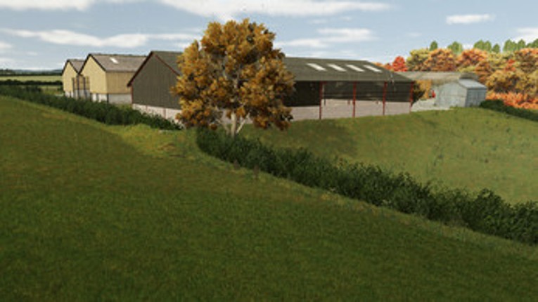 FS25 UK Cattleshed with Storage screenshot