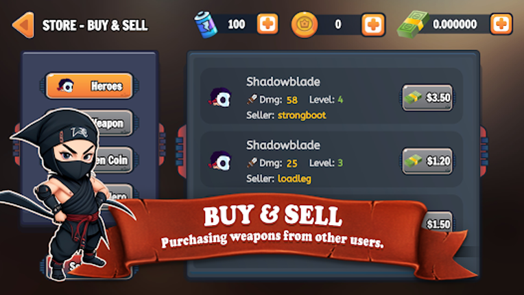 Ninja Boss Hunter - Earn Money Image