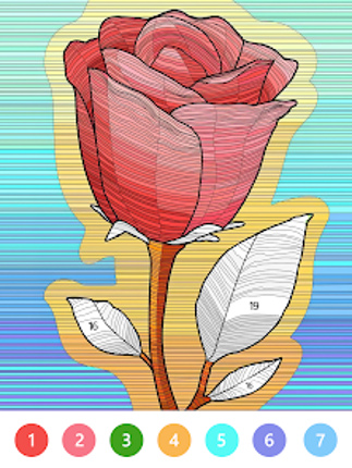 Vivid Color Paint By Number screenshot