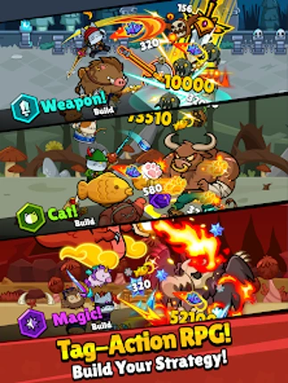 Meow Knights: Idle RPG screenshot
