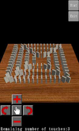 3D Domino Toppling screenshot