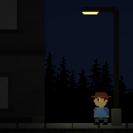 Far Away, Pixel Horror Image