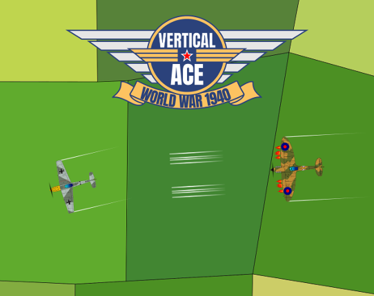 2D Top Down Shooter - Vertical Ace: World War 1940 Game Cover