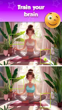 Find 5 Differences Train Brain screenshot