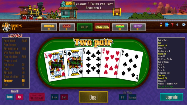 Poker Train screenshot