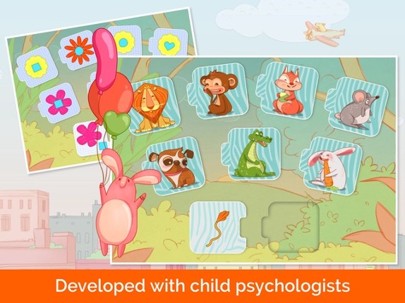 Puzzle games for kids full screenshot