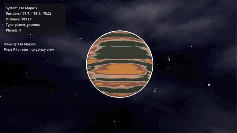 3D Galaxy Planets Space Template Image