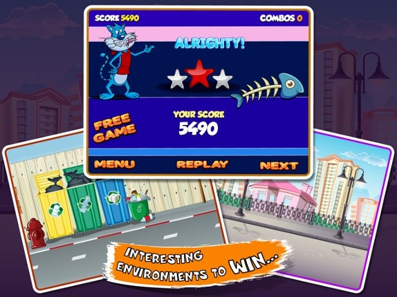 Alley Cat Junkyard Jump Escape! – Get Tom From Rags to Riches screenshot