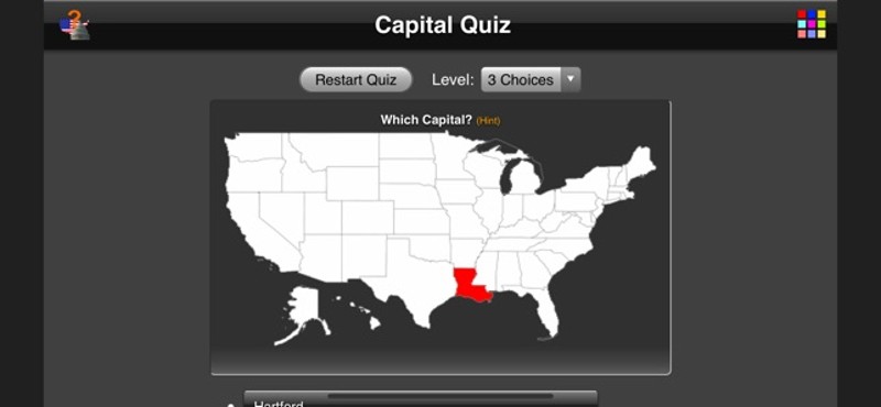 Capital Quiz screenshot
