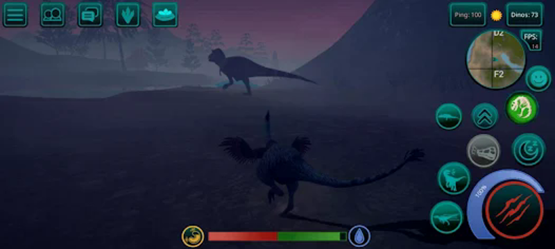 The Cursed Dinosaur Isle: Game Image