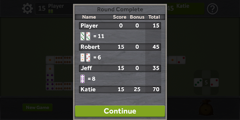 Simple Dominoes screenshot