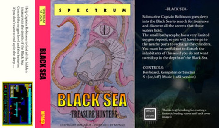 Black Sea (MSX) screenshot