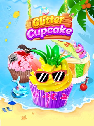 Glitter Cupcake Desserts screenshot