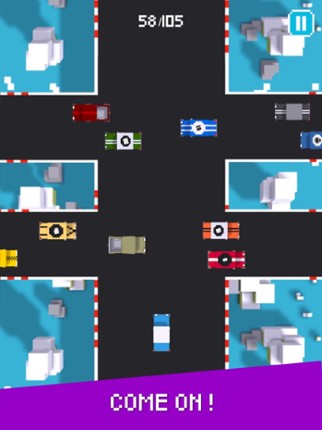 Hard Road - Don’t Crash The Car On Pixel Highway 2 screenshot