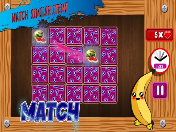 Match2 Memory Game : Kids Play the Best Matching Game of 2016 screenshot