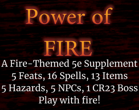 Power of Fire Image