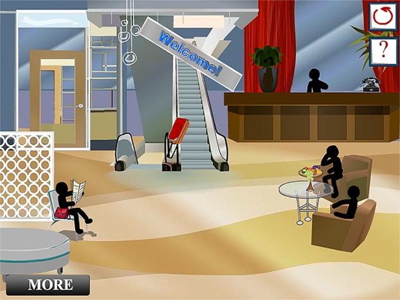 Stickman Crime Death - Gas Station &amp; Hotel Strategy Murder Game screenshot