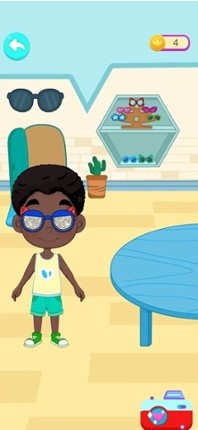 Dino Shop Design & Color Game screenshot