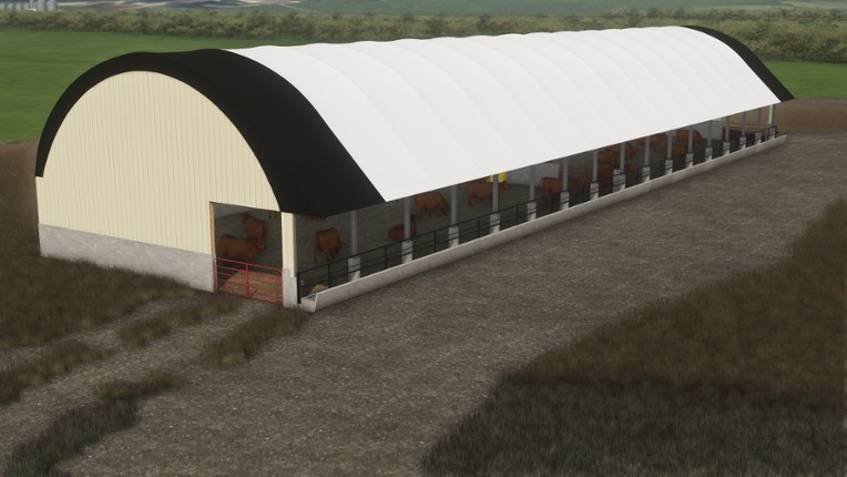 FS22 Hoop Cattle Barn Image