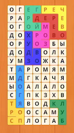 Филворды: Найди слова из букв screenshot