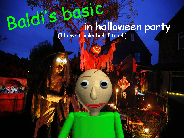 Games like Baldi's basic in halloween party