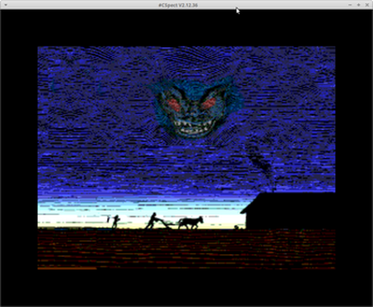 Gamebook Adventure Reader (ZX Next) screenshot