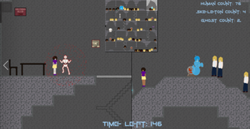 Halloween Human Hunt: Ghost vs. Skeleton screenshot